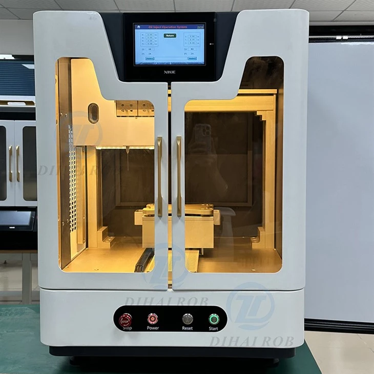 CBD Tam Otomatik Doldurma Yağı Makinesi Tek İğne Yağı Enjeksiyon Makinesi
